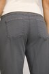 Caprihose Tina, 5-Pocket-Schnitt, Saumschlitze, Zipper