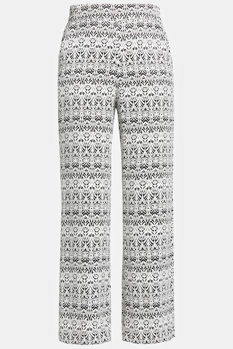 Moroccan Print Wide Leg Rose Fit Pants | Comfort Pants | Pants