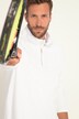 JAY-PI sweat schipperstrui, tennis, opstaande kraag, zipper, lange raglanmouwen