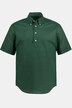Chemise, manches courtes, col boutonné, modern fit, patte de boutonnage tendance