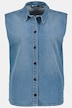 Button Front Stretch Denim Vest