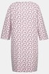 Nachthemd, Punkte, A-Linie, Rundhals, 3/4-Arm