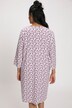 Nachthemd, Punkte, A-Linie, Rundhals, 3/4-Arm