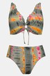 Bikini, Batikstreifen, Rüschen, Softcups