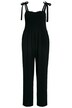 Overal, mačkaná látka na poprsí, široké nohavice, bez rukávů