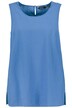 Halenkový top, A střih, kulatý výstřih, lněná směs, bez rukávů