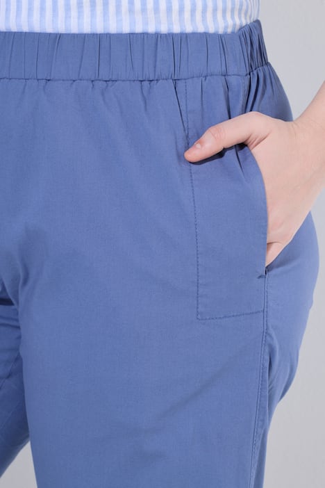 7/8-Chinohose Ruby, Elastikbund, weites, gerades Bein