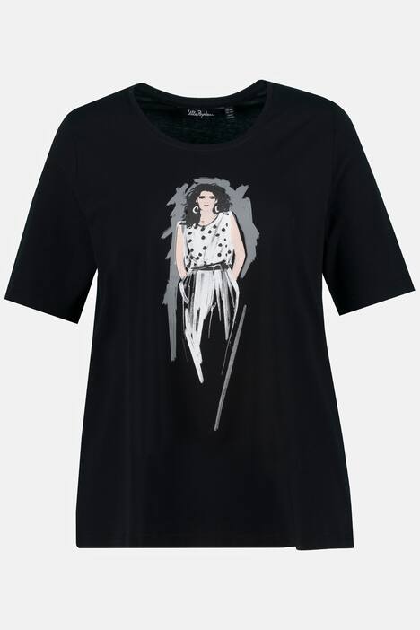 T-Shirt, Model, Classic, Rundhalsausschnitt, Halbarm