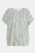 Bluzeczka, oversizowy kr�j, okr�g�y dekolt, kolorowe grochy
