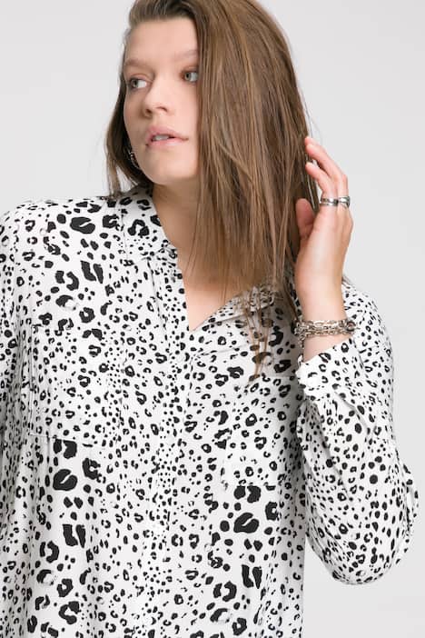 Leopard Print Shirt Blouse