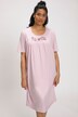 Embroidered Yoke Cotton Knit Nightgown