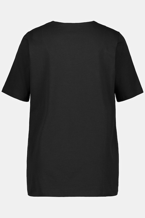 Essential Notch Neck Stretch Tee | T-Shirts | Knit Tops & Tees