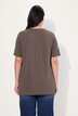 T-shirt, A-lijn, tuniekhals, korte mouw
