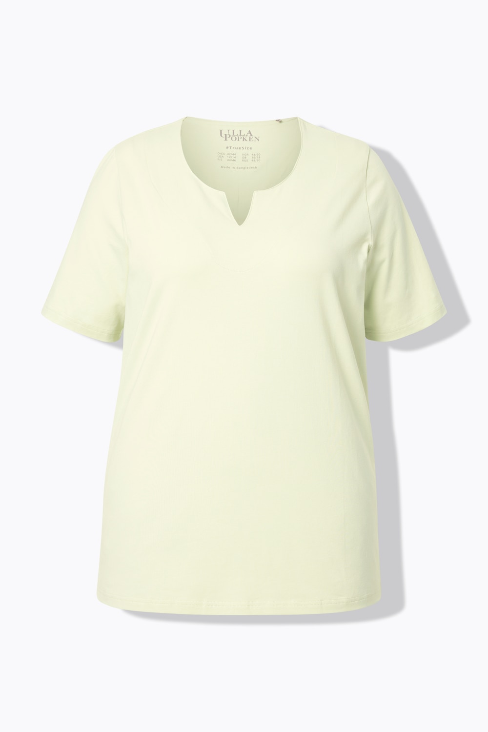 Stora storlekar T-shirt, Dam, beige, storlek: 42/44, Bomull, Ulla Popken