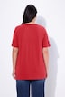 T-Shirt, A-Linie, Tunika-Ausschnitt, Halbarm