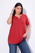 T-Shirt, A-Linie, Tunika-Ausschnitt, Halbarm