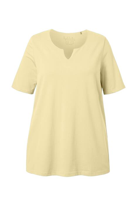 Tričko, A střih, tunikový výstřih, krátké rukávy