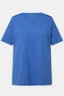 T-shirt, A-lijn, tuniekhals, korte mouw