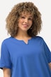 T-shirt, A-lijn, tuniekhals, korte mouw