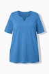 T-Shirt, A-Linie, Tunika-Ausschnitt, Halbarm