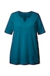Tričko, A střih, tunikový výstřih, krátké rukávy