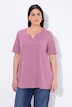 T-Shirt, A-Linie, Tunika-Ausschnitt, Halbarm