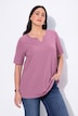 T-Shirt, A-Linie, Tunika-Ausschnitt, Halbarm