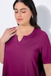 Essential Notch Neck Stretch Tee