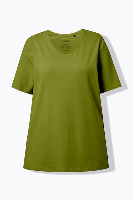 T-Shirt, A-Linie, Rundhalsausschnitt, Halbarm