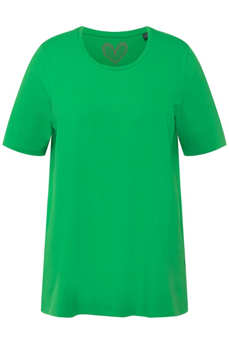 Basic tričko, A střih, krátké rukávy, kulatý výstřih