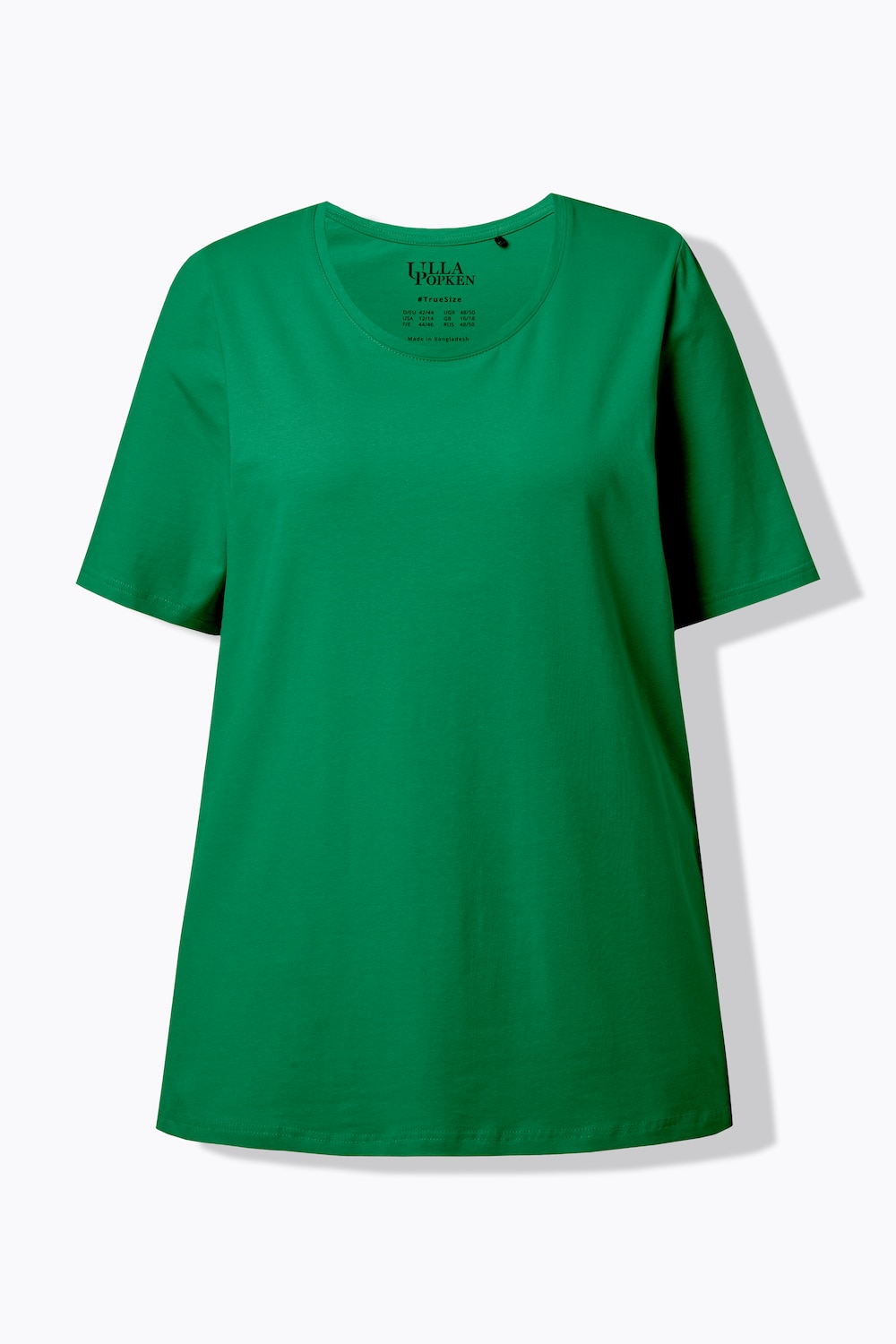 Stora storlekar T-shirt, Dam, grön, storlek: 50/52, Bomull, Ulla Popken