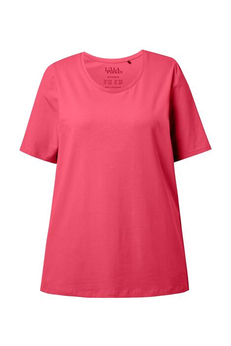 Basic tričko, A střih, krátké rukávy, kulatý výstřih