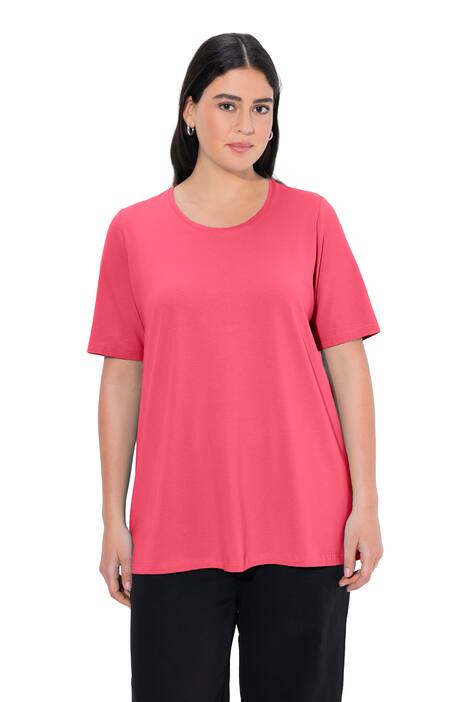 Basic tričko, A střih, krátké rukávy, kulatý výstřih