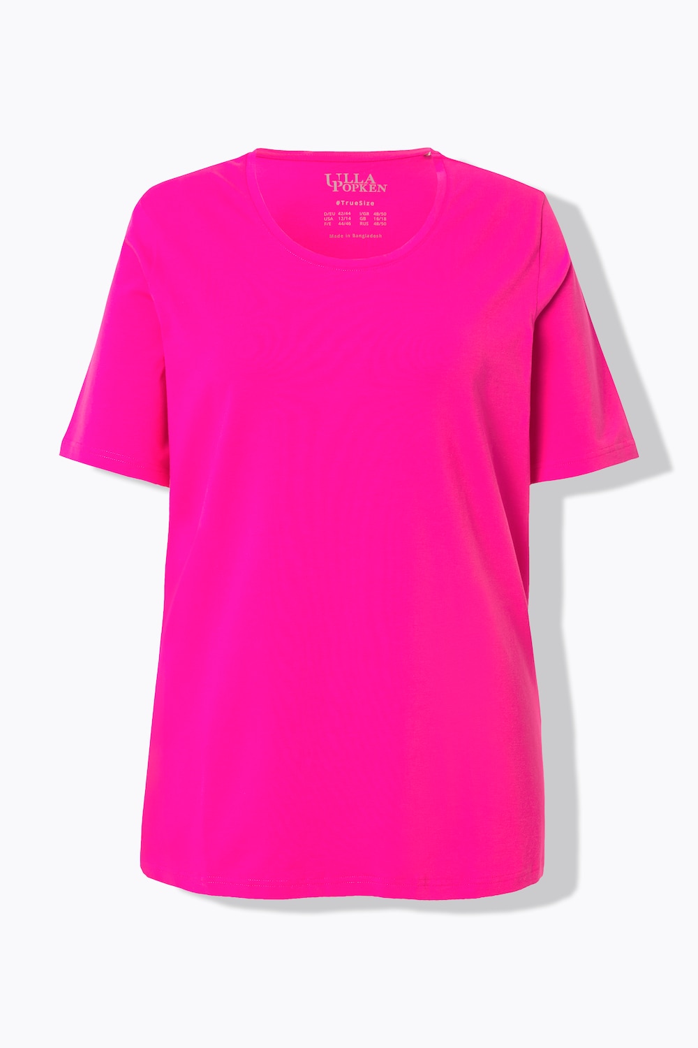 Stora storlekar T-shirt, Dam, rosa, storlek: 46/48, Bomull, Ulla Popken