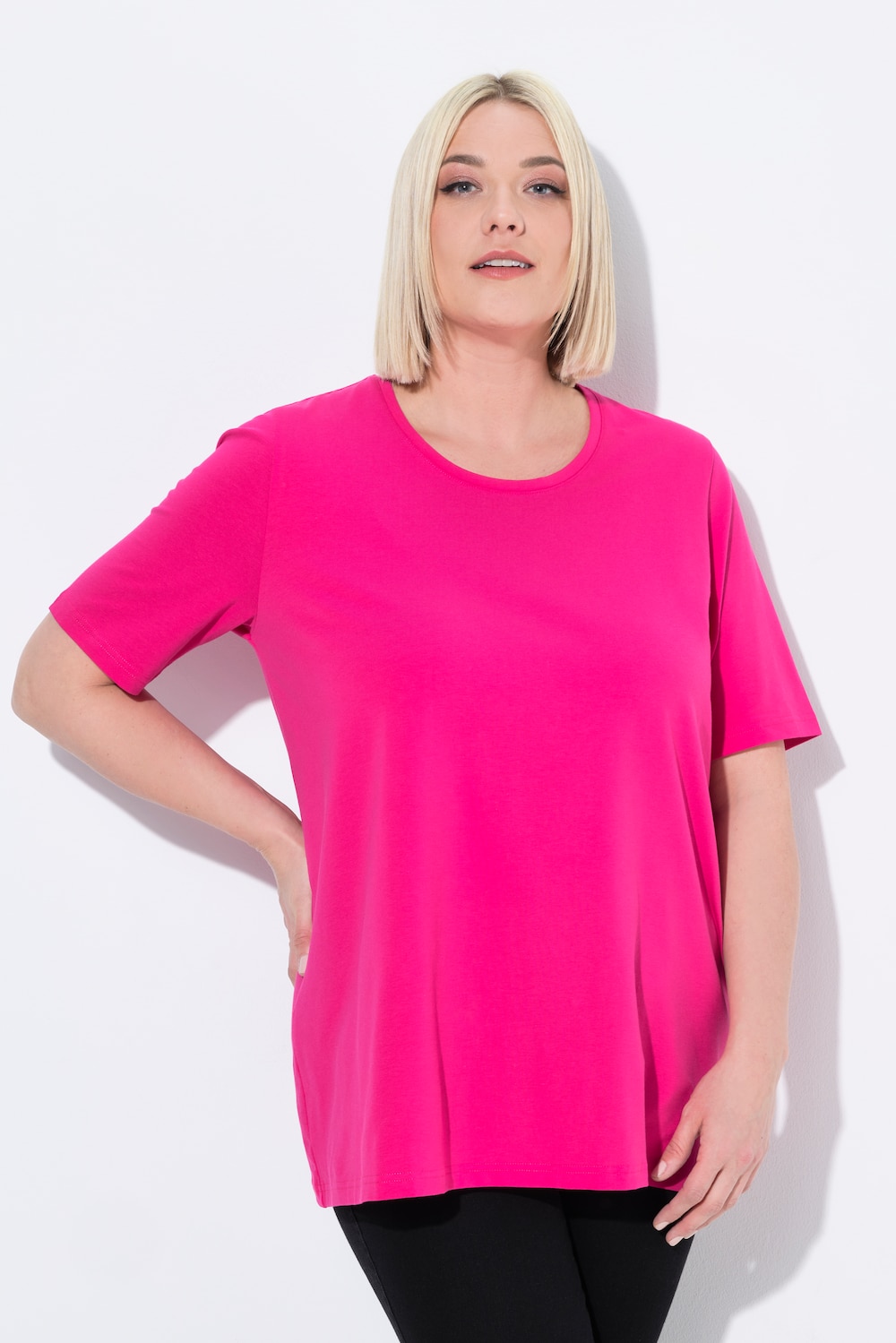 Große Größen T-Shirt, Damen, rosa, Größe: 58/60, Baumwolle, Ulla Popken