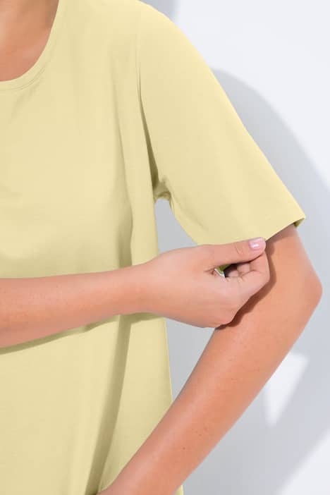 T-Shirt, A-Linie, Rundhalsausschnitt, Halbarm