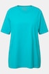 T-shirt, A-form, rund halsudskæring, korte ærmer