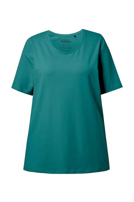 Basic tričko, A střih, krátké rukávy, kulatý výstřih