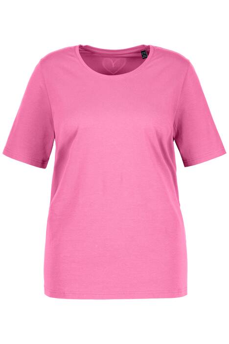 Basic tričko, A střih, krátké rukávy, kulatý výstřih