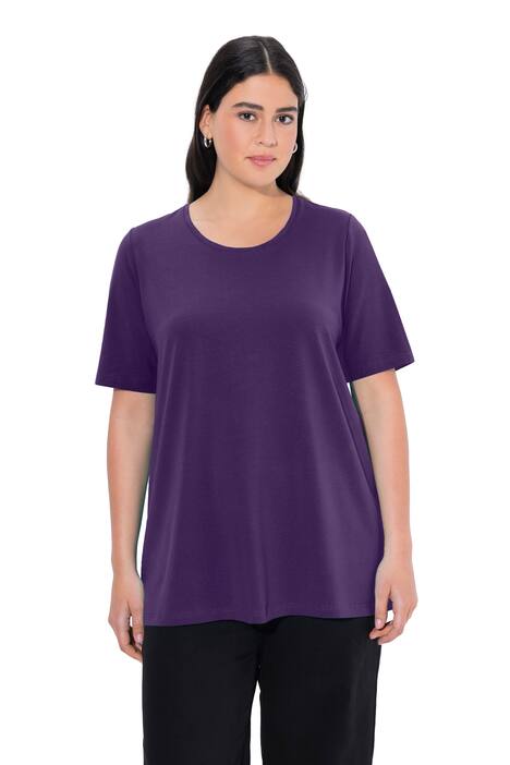 Basic tričko, A střih, krátké rukávy, kulatý výstřih