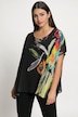 Bluse, Papagei, doppellagig, Rundhals, Halbarm