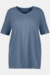 T-shirt à coupe évasée. Décolleté en V et manches courtes