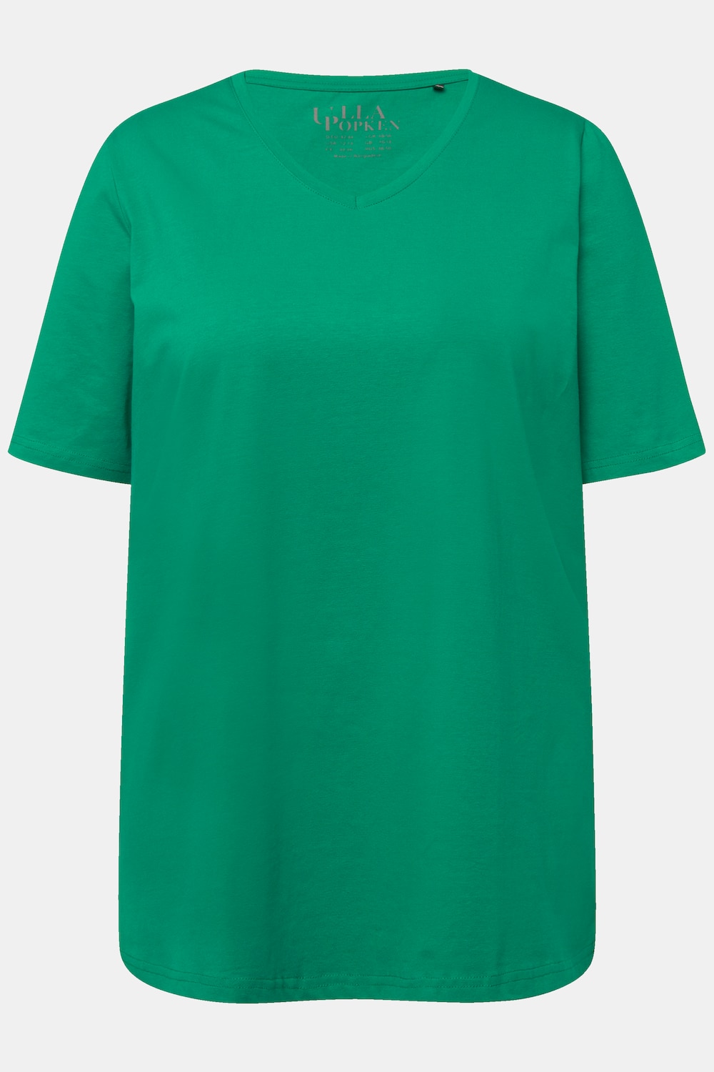 Stora storlekar T-shirt, Dam, grön, storlek: 58/60, Bomull, Ulla Popken