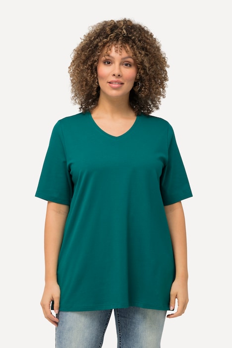 Essential V-Neck Stretch Tee