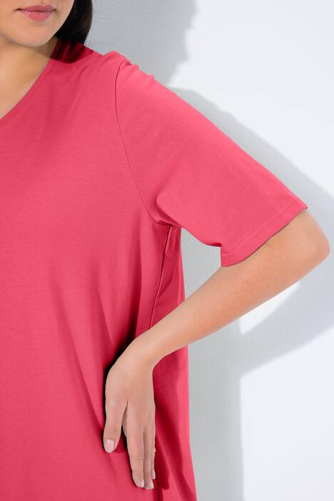 T-Shirt, A-Linie, V-Ausschnitt, Halbarm