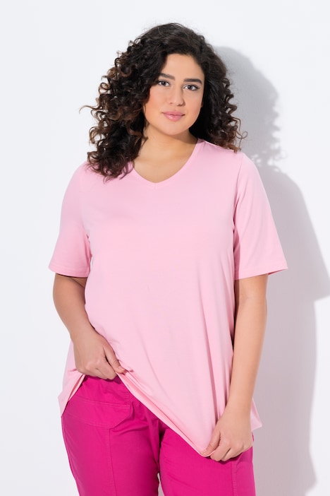 Essential V-Neck Stretch Tee