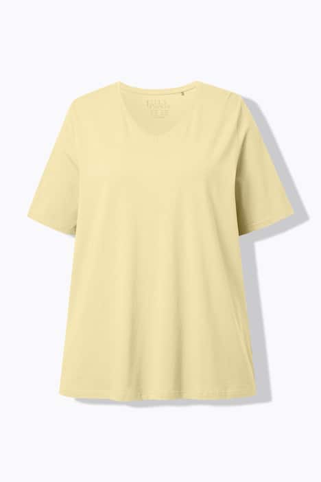 T-Shirt, A-Linie, V-Ausschnitt, Halbarm