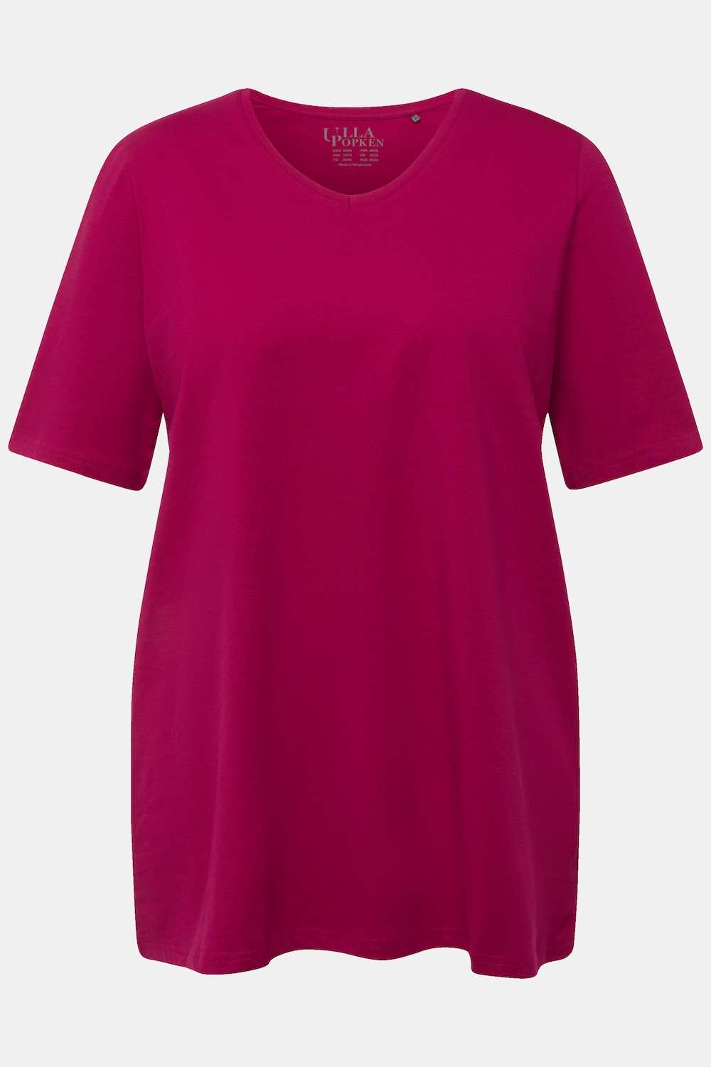 Stora storlekar T-shirt, Dam, rosa, storlek: 42/44, Bomull, Ulla Popken