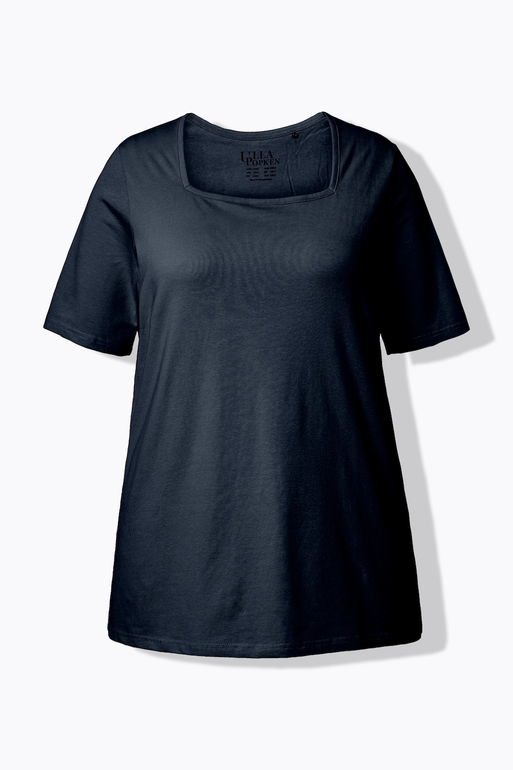 Stora storlekar T-shirt, Dam, blå, storlek: 62/64, Bomull, Ulla Popken