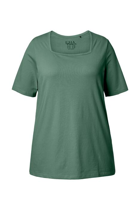 Tričko, A střih, hranatý výstřih, krátké rukávy